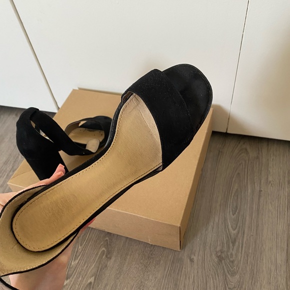 RAID Fleur black block heeled sandals - Picture 7 of 9